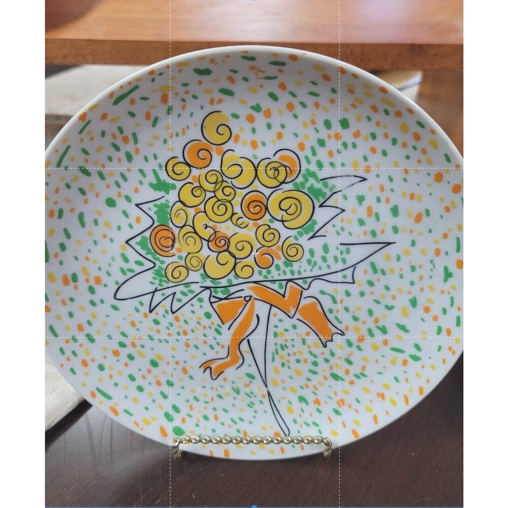 Gloria Vanderbilt Forever Thine Dinnerware SALAD PLATE VINtage 1980's Dishes